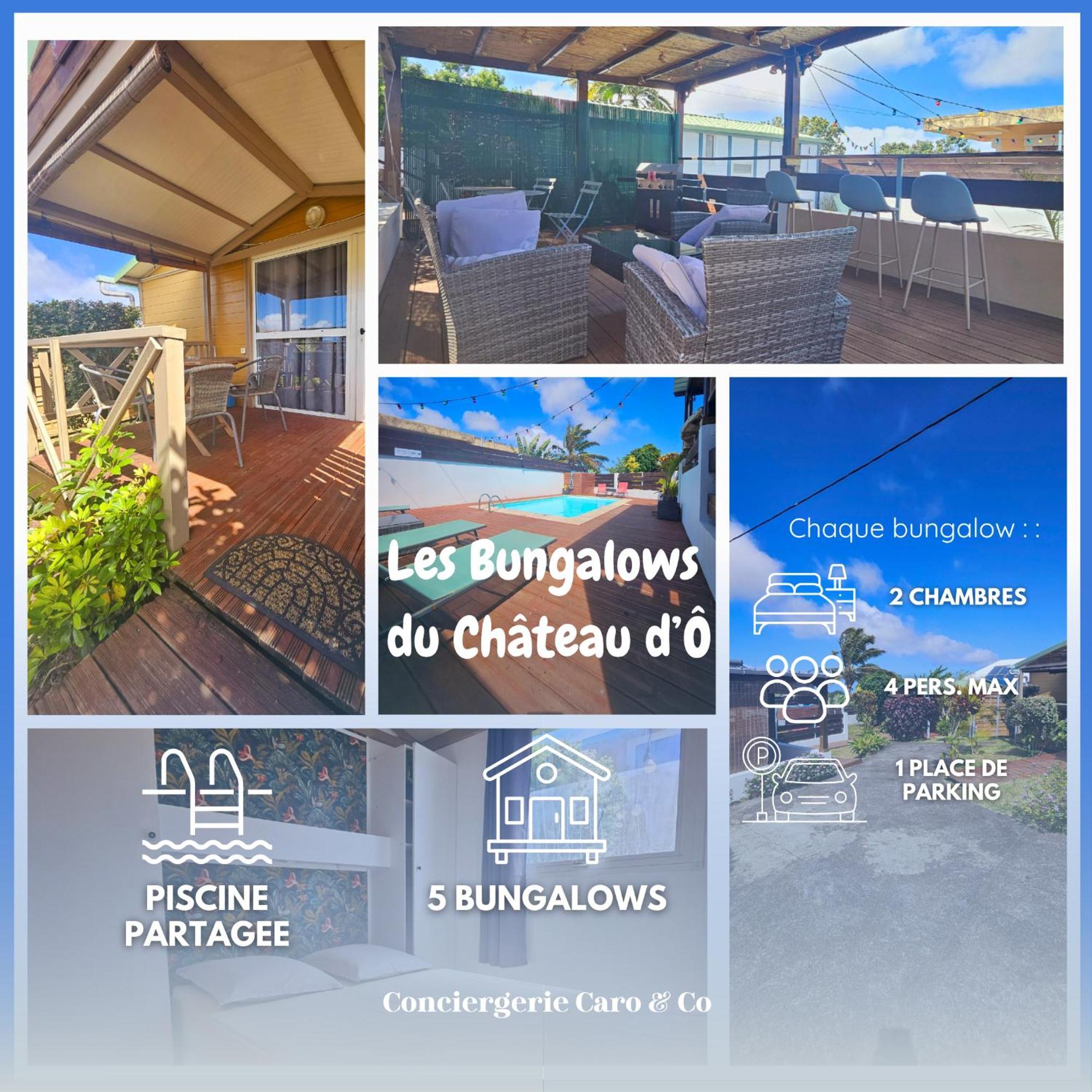 Les Bungalows Du Chateau D'O Петит-Иль Экстерьер фото